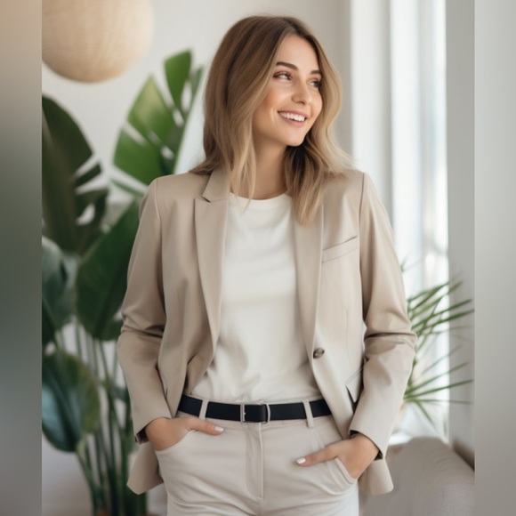 Express Khaki Blazer - Picture 1 of 6